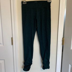 Women’s Good hYOUman Leggings - Small - Forest green heather